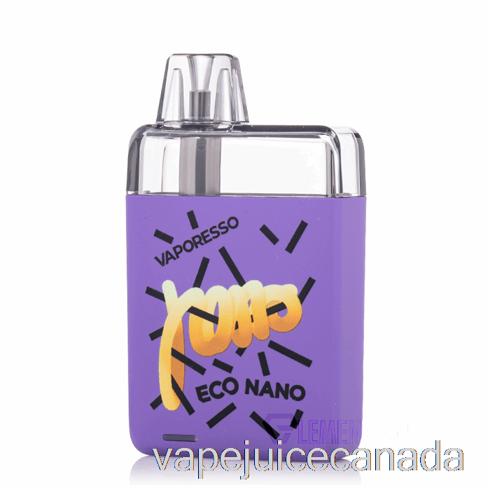 Vape Disposable Canada Vaporesso ECO NANO Pod System Creamy Purple